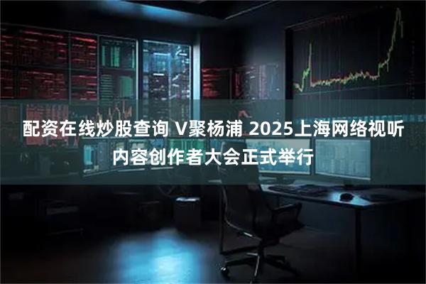 配资在线炒股查询 V聚杨浦 2025上海网络视听内容创作者大会正式举行